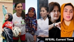 Ооганстан. Талибдер ээлеп ала элек кезге чейинки ооган аялдары менен кыздары. 