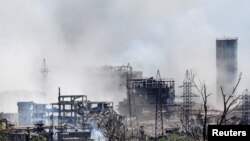 Разрушения на "Азовстали". 11 мая 2022 года