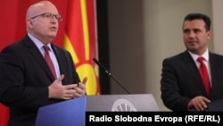 Filip Riker i Zoran Zaev, Skoplje