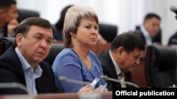 Депутат Жогорку Кенеша от фракции СДПК Ирина Карамушкина.