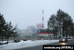 Завод беленай цэлюлёзы каля Сьветлагорску, архіўнае фота