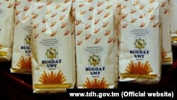 Türkmenistanda öndürilen un.