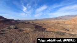 Кыргыз-өзбек чек арасы.  Көк-Серек, Ала-Бука району.