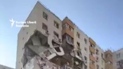 Urmările exploziei din blocul din cartierul Rahova 