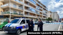 Uviđaj u Podgorici nakon pokušaja ubistva Nedovića, 17. maja 2025.