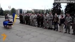 Бійці батальйону «Донбас» вшанували пам’ять загиблого ходою по Запоріжжю