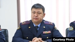 Жол кыймылынын коопсуздугун камсыздоо башкы башкармалыгынын башчысы Азенбек Козукеев.