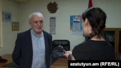 Armenia - Aram Manukian, vice-chairman of the Armenian National Congress, talks to RFE/RL, Yerevan, May 28, 2025.