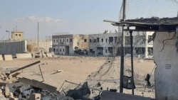 ساختمان تخریب شده در رویداد صبح امروز در بگرام.