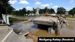 Shkatërrimet nga përmbytjet në Gjermani 