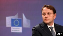 Oliver Varhelyi a fost comisarul pentru extindere în mandatul 2019-2024. Odată cu predarea ultimului raport despre extinderea UE din mandatul său, el spune că speră ca unele țări să poată adera la UE până în 2029. Bruxelles, 30 octombrie.