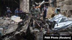 Արցախ - Հրետակոծման պատճառած ավերածությունները Ստեփանակերտում, 4-ը հոկտեմբերի, 2020թ.