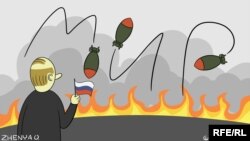 Політична карикатура Євгенії Олійник