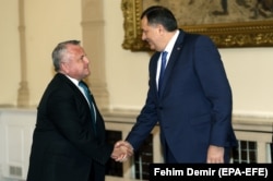 Dodik je, u razgovoru članova Predsjedništva sa Salivanom, pokušao da predstavi kako u BiH „ne postoji unutrašnja saglasnost o članstvu u NATO-u“