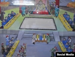 Т.Токтогазиевдин “Манаска таандык” деп сунуштаган сүрөтү.