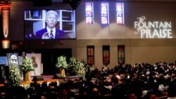 Snimljena poruka Bidena na sahrani Floydu