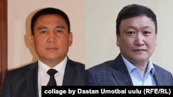 Ош шаарынын мэри Таалайбек Сарыбашов жана мурунку биринчи вице-мэр Жылдызбек Турганбаев.