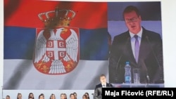 Predsednik Srbije Aleksandar Vučić u Severnoj Mitrovici