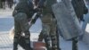 Belarus, Minsk, arestări ale protestatarilor făcute de poliție