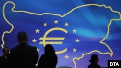 Илустрација - Фотографија од една од конференциите во Бугарија на која се дебатираше за прифаќање на еврото