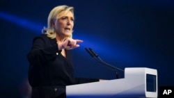 French far-right leader Marine Le Pen