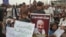 In an April 8 protest by the Pashtun Tahafuz Movement, women, children, and men held up photos, placards, or the natoinal ID cards of their missing family members.
