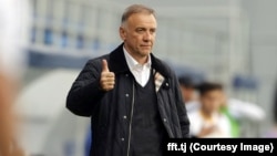 Горан Стеванович, сармураббии тими миллии Тоҷикистон.