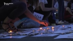 Beogradske sveće za Srebrenicu