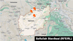 په نښه شوې سیمې د آمو دریا نفتي حوزې اړوندې دي