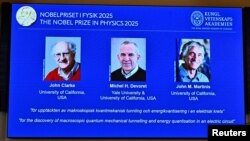 Ֆիզիկայի բնագավառում 2025 թվականի Նոբելյան մրցանակի դափնեկիրները, Ստոկհոլմ, 7-ը հոկտեմբերի, 2025թ.