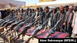 Surrendered Islamic State (IS) fighters in Jawzjan.