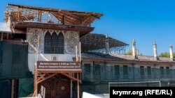 Бакчасарайдагы Хан сараенда җәнҗаллы реставрация эшләре
