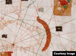 ისტორიული დროშა მწვანე ზოლებით