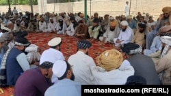 په شمالي وزیرستان کې د هدفي وژنو ضد پرلت د جولای پر ۱۴مه د دوو سیاستوالانو تر وژنې وروسته پیل شو - د جولای ۳۰مې انځور. 