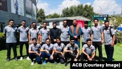 اعضای تیم ملی کریکت افغانستان که در رقابت های ایرلند حضور یافته اند 