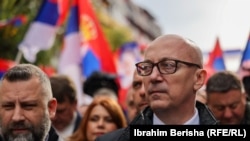 Kryetari i Listës Serbe, Goran Rakiq. 