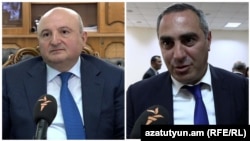 Գյումրիի քաղաքապետ Վարդան Ղուկասյանը և փոխքաղաքապետ Ավետիս Առաքելյանը