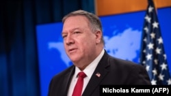 A State Department spokesman said Secretary of State MIke Pompeo had "reiterated U.S. support for Belarusian sovereignty" and "discussed the potential to increase bilateral business ties." 