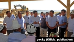 Встреча Сооронбая Жээнбекова с населением.