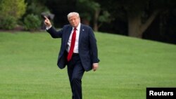 Президент США Дональд Трамп повертається до Вашингтона після вихідних, фото ілюстративне