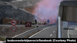 Radnici na deonici auto-puta Miloš Veliki, 5. jul 2025.