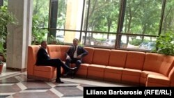 Vlad Plahotniuc și Igor Dodon la Parlament