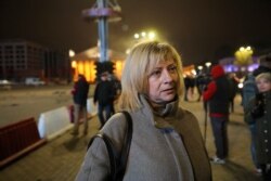 Ірына Халіп на Касрычніцкай плошчы