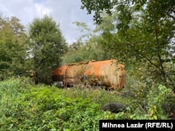 Željeznički tanker na podučju fabrike Viktorija
