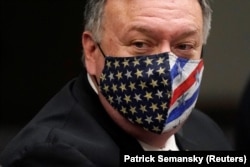 Держсекретар США Майк Помпео під час візиту до Грузії. Тбілісі, 18 листопада 2020 року