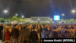 "16 minuta tišine" na Železničkoj stanici u Novom Sadu, 1. oktobar 2025.