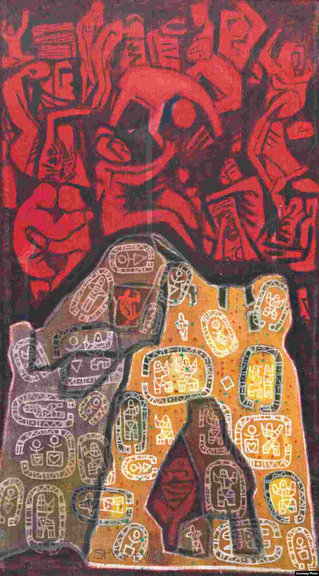 "Эмгектер май боек менен иштелет, кагазга да тартылат. Ошол эле учурда заманбап ыкмаларды да колдоном," - дейт Шыгаев. &nbsp;&nbsp;&nbsp; &nbsp;