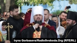 Глава ПЦУ Епіфаній під час відвідин Маріуполя, архівне фото, 2019 рік