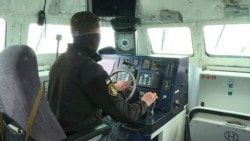 На борту МБАК «Вышгород» во время выхода в Азовское море, 22 апреля 2021 года