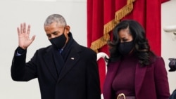 Fostul președinte Barack Obama și soția sa Michelle Obama au ajuns la ceremonia de învestire